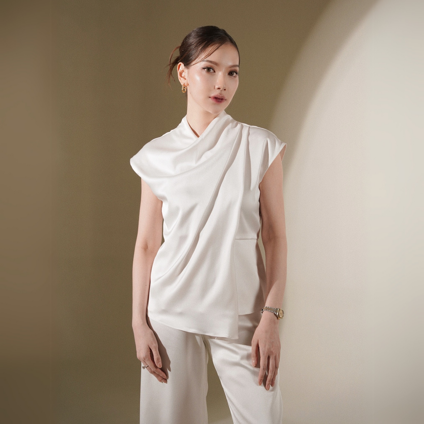 Tobias Top Pearl white - VF