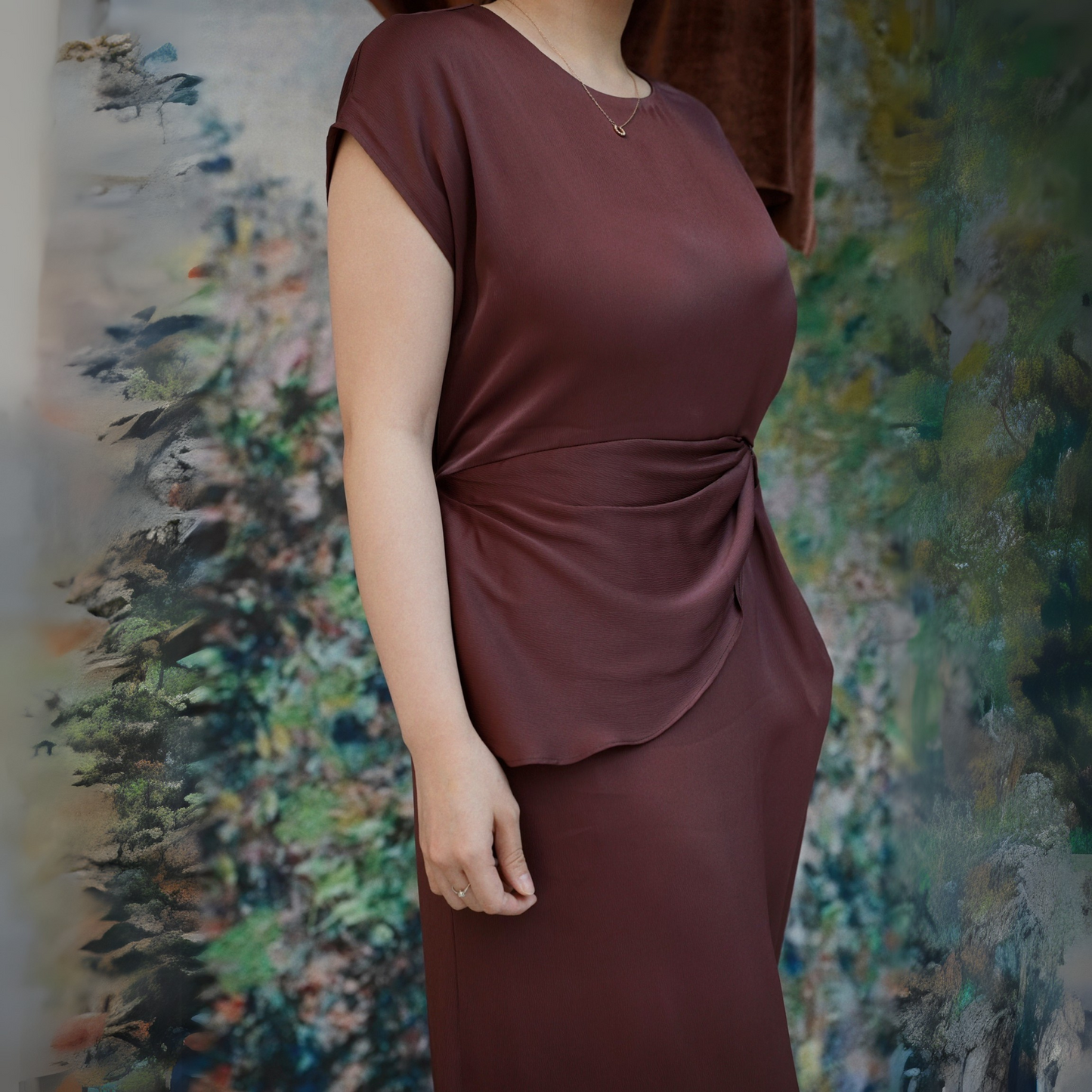 Solane Dress Burgundy - VF