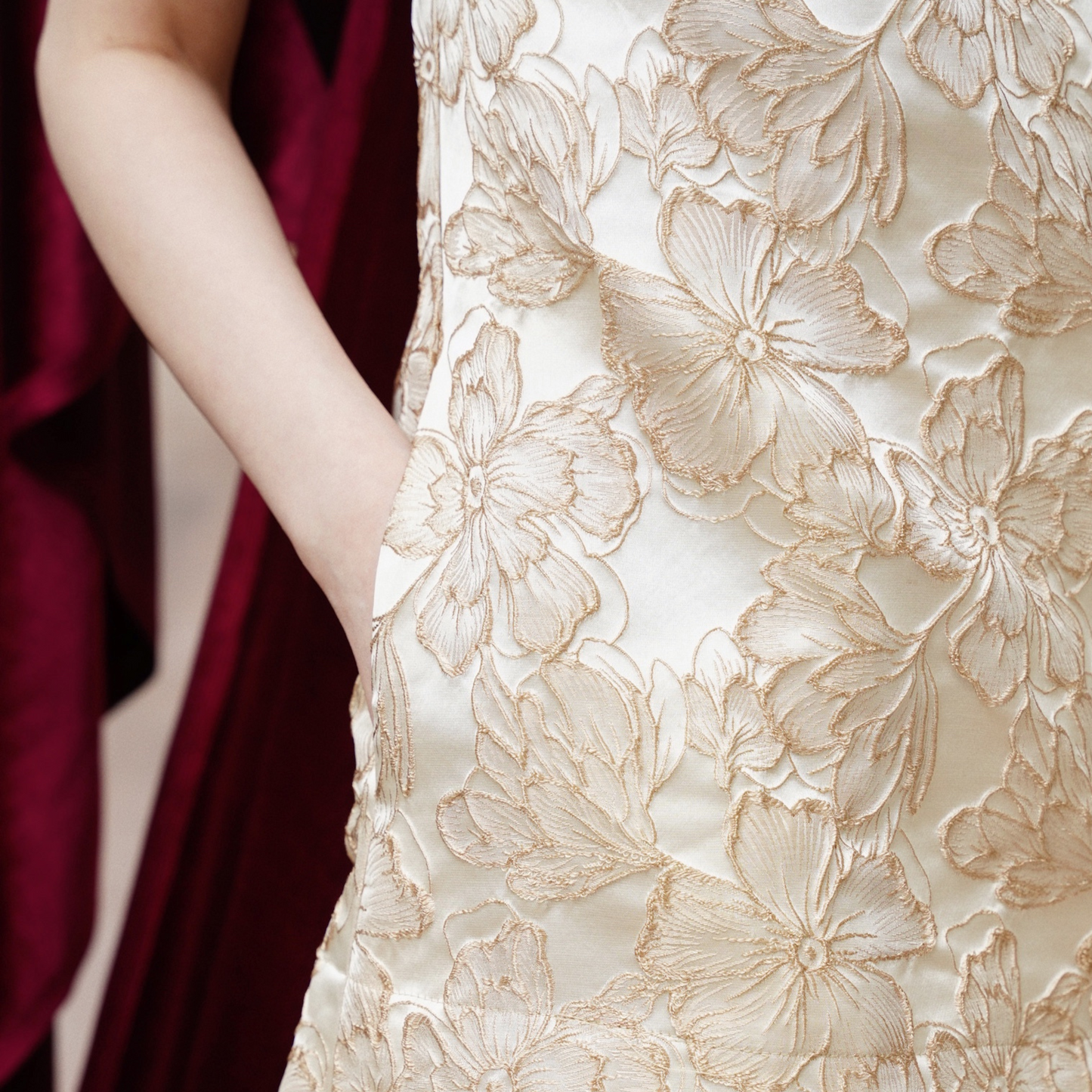 Rui Dress Champagne Gold  - VF