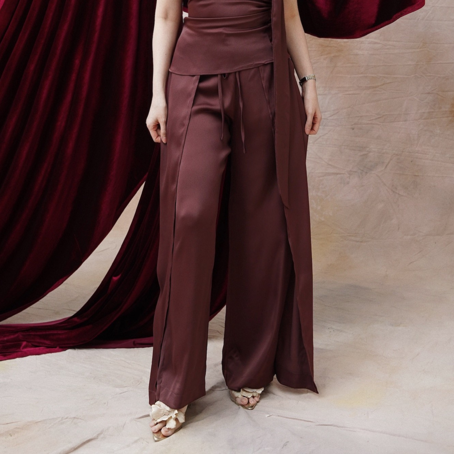 Soora Pants Burgundy - VF