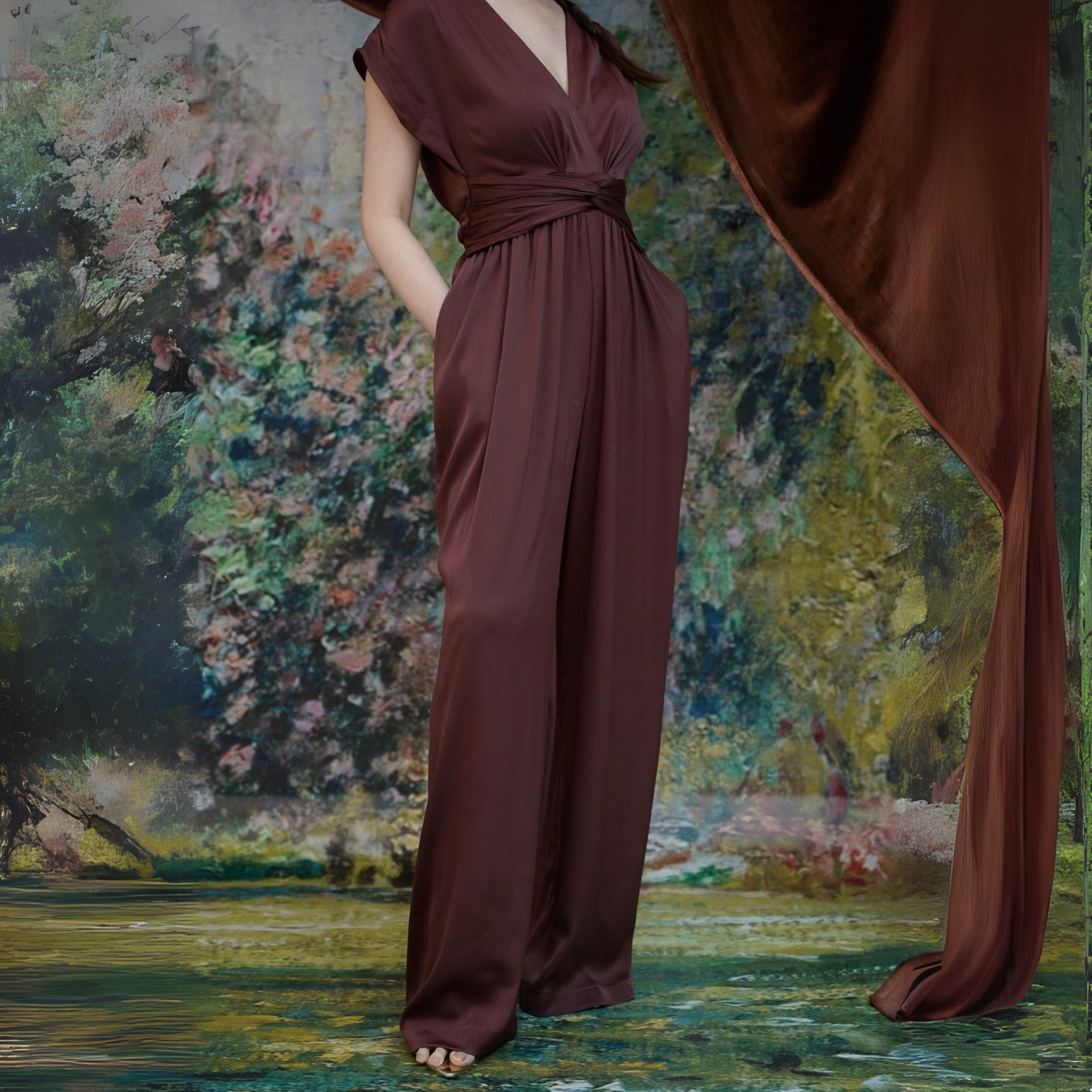 Tokyo Jumpsuit Burgundy - VF