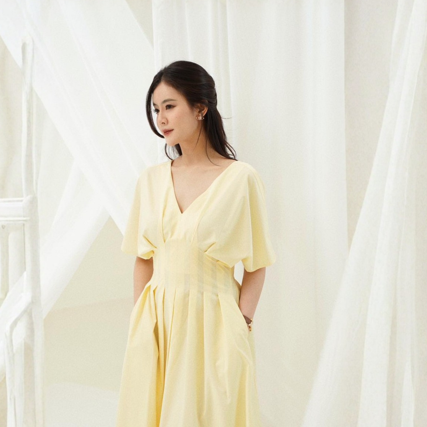Milea Dress Yellow - VF