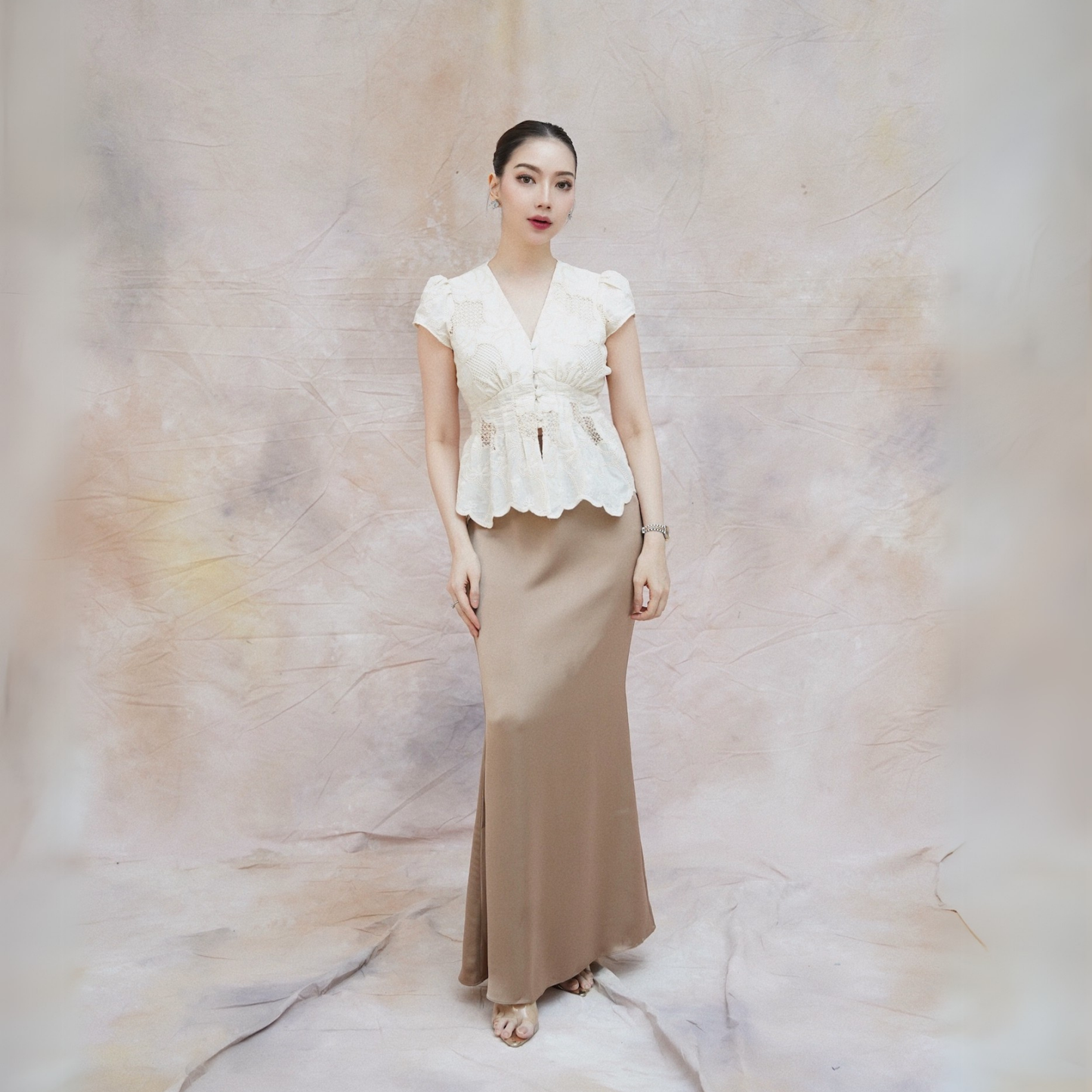 Pavia Maxi Skirt Camel - VF