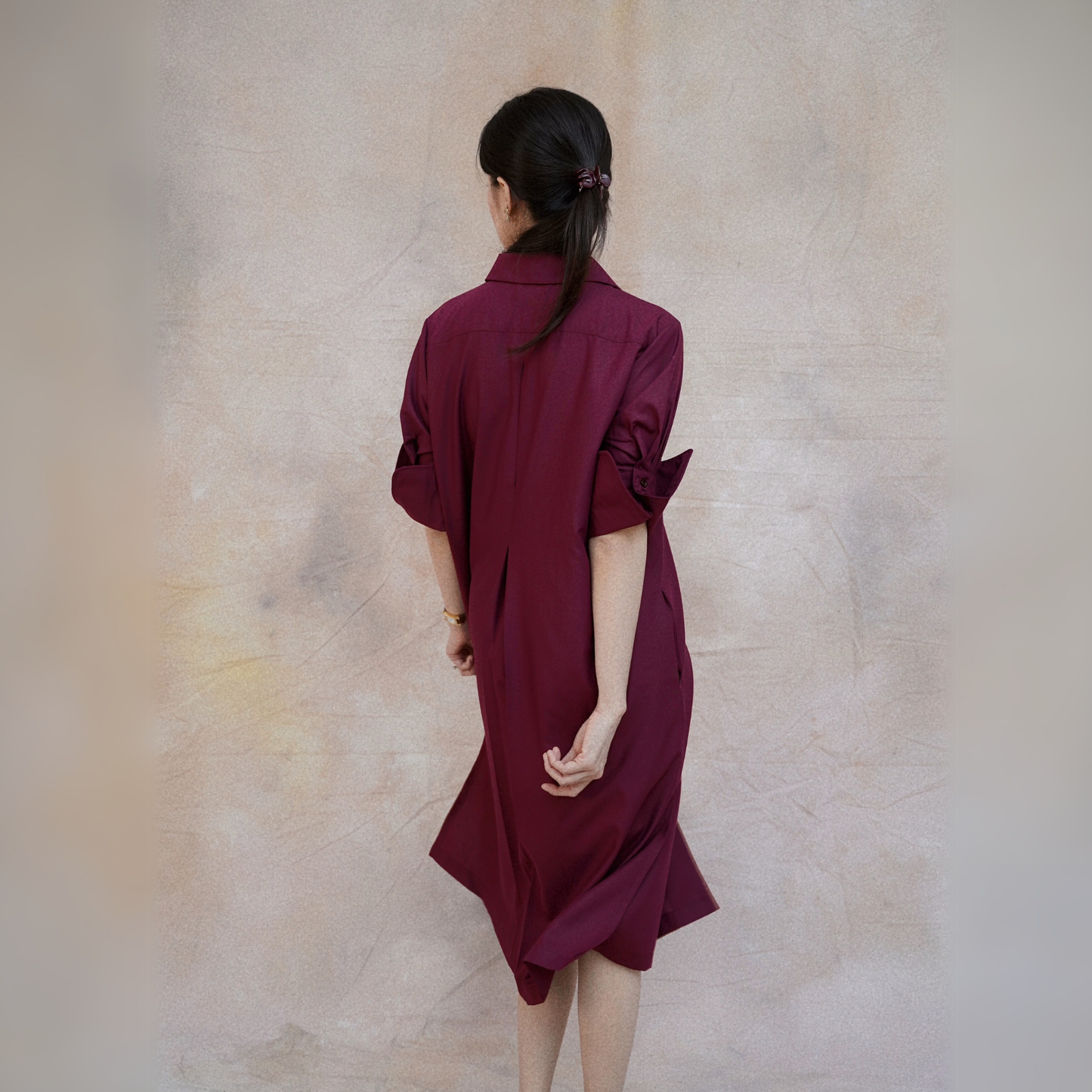 Sada Midi Dress Wine - VF