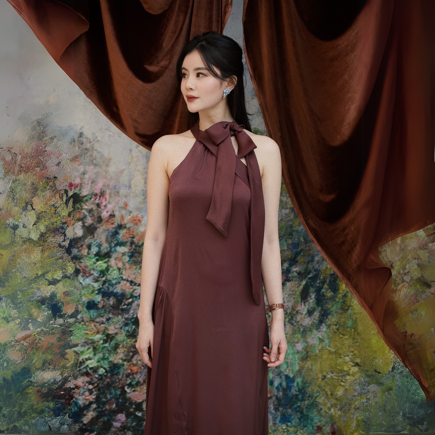Winslet Dress Burgundy - VF