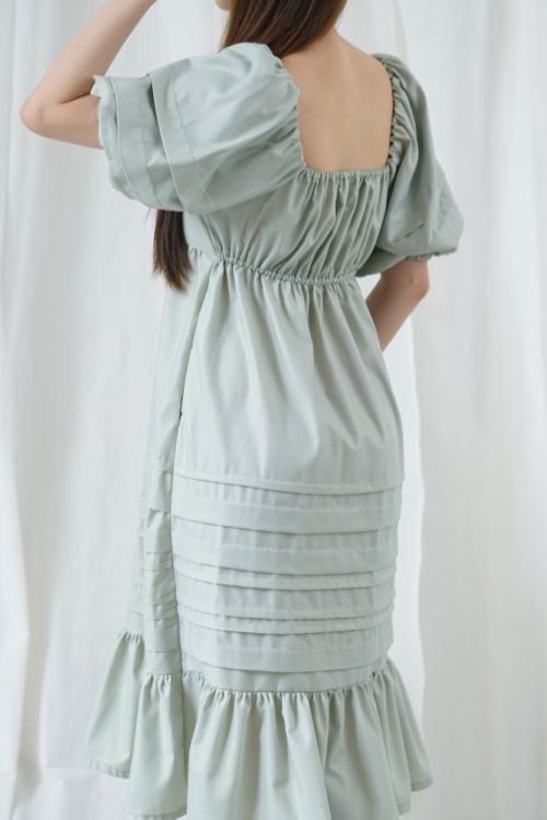 Yea Ji Dress poudre sage- VF