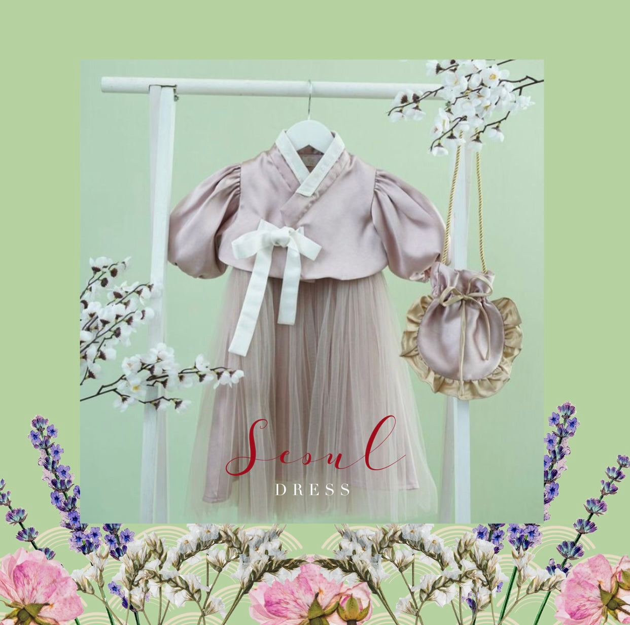 Seoul dress blush (PO ready 1-8 feb)- VB