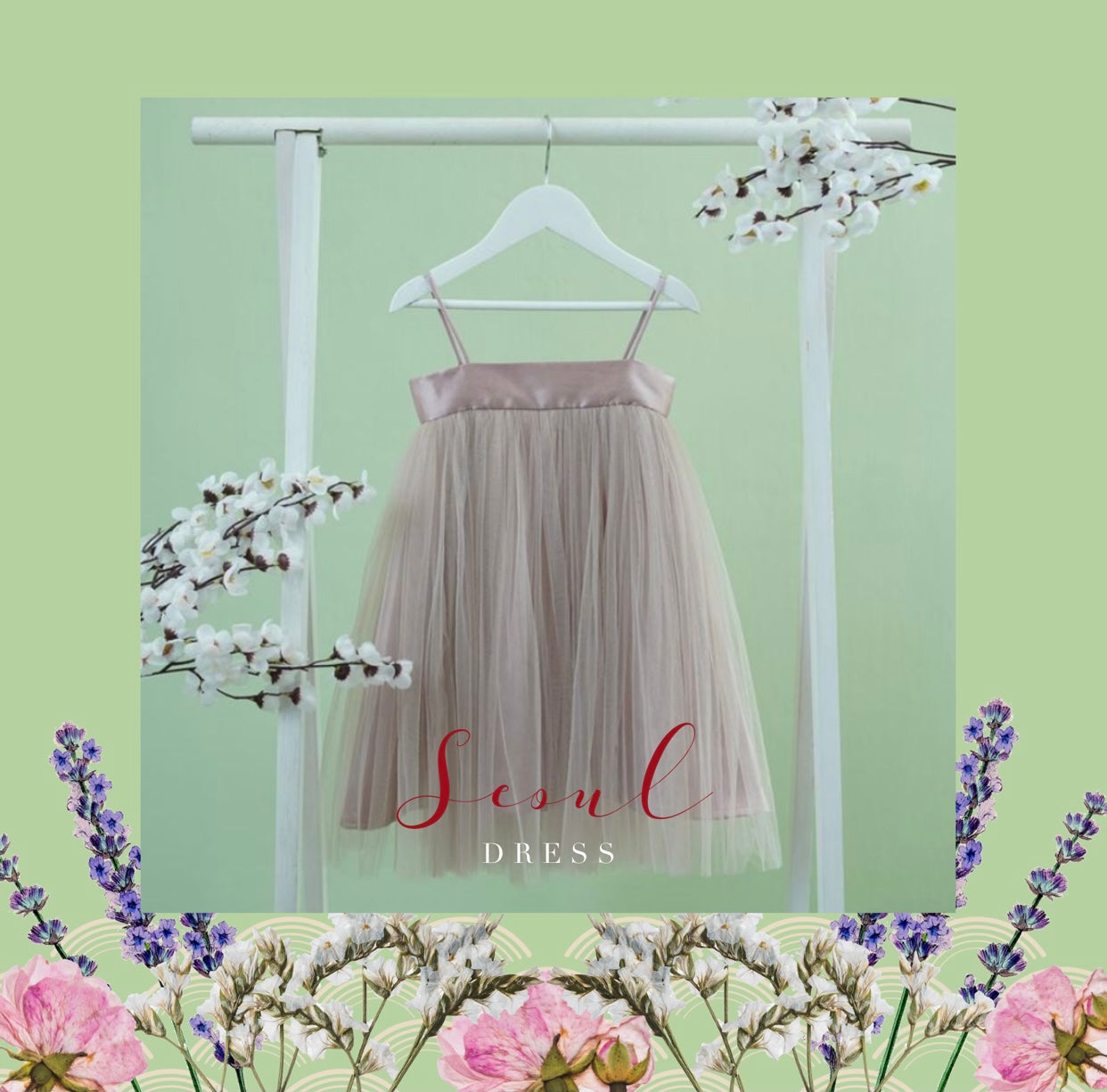 Seoul dress blush (PO ready 1-8 feb)- VB