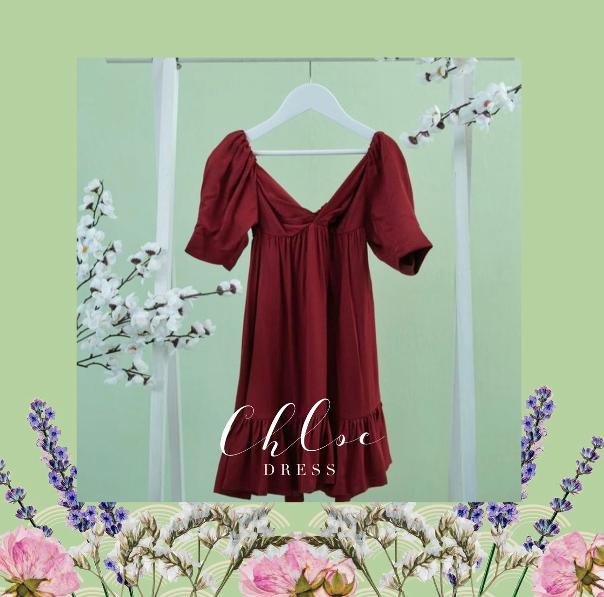 chloe dress (PO ready 1-8 Feb)- VB