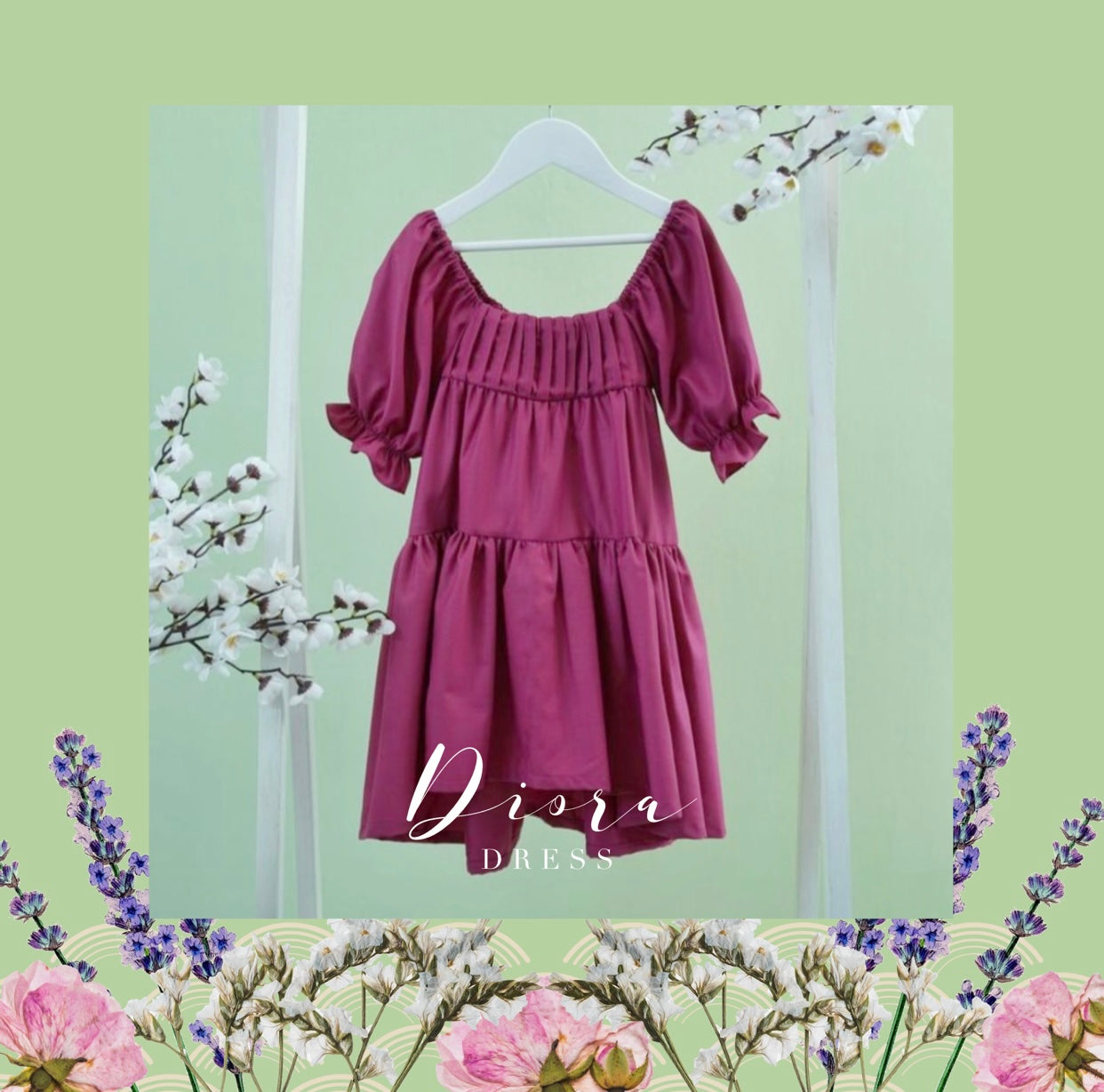 Diora dress (PO ready 1-8 Feb)- VB