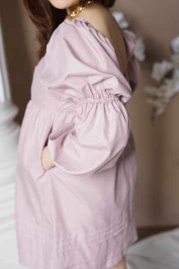 juliet dress in poudre lilac-FV