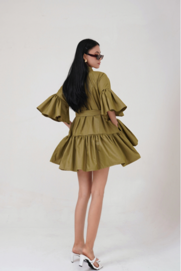 Jovi Dress Olive- VF