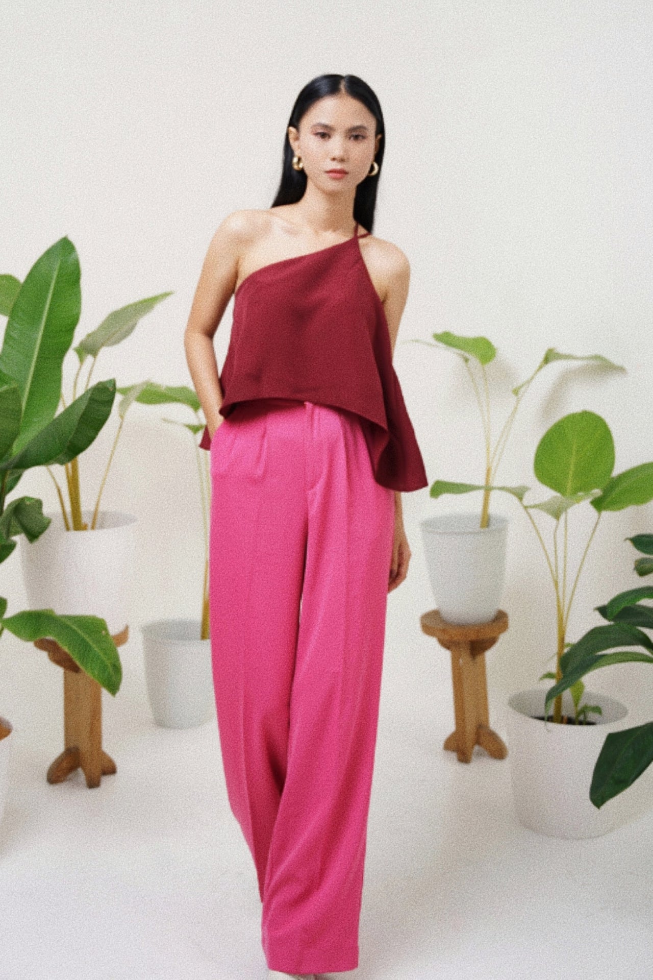 foxy top maroon- VF
