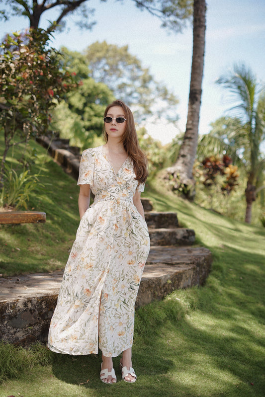 Majorka Dress Fleur Cascade Print - VF