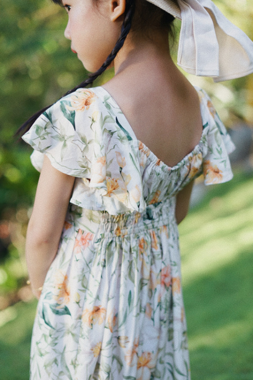 Bridge Dress Fleur Cascade Print (PO ready 9-22 Mei) - VB