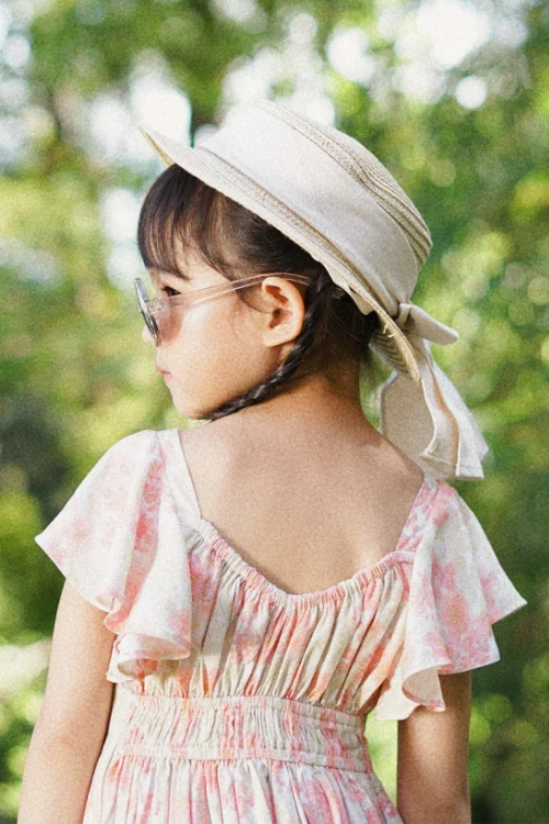 Bridge Dress Pastel Garden Print (PO ready 9-22 Mei) - VB