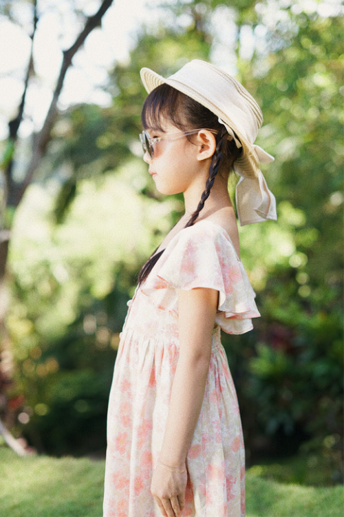 Bridge Dress Pastel Garden Print (PO ready 9-22 Mei) - VB