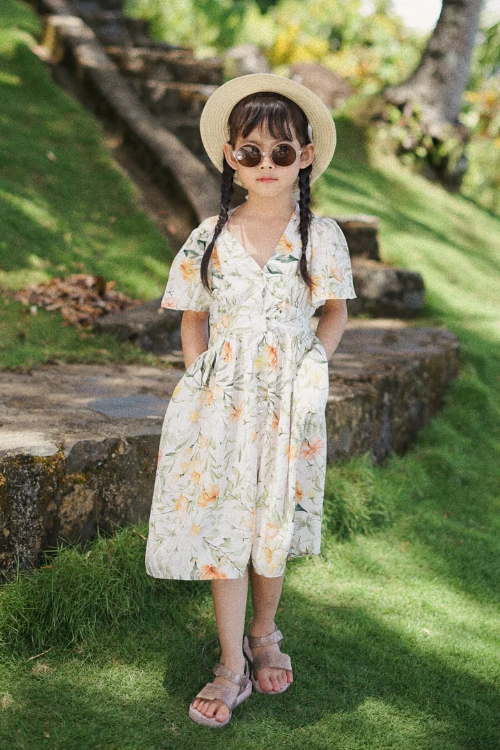 Majorka Dress Fleur Cascade Print (PO ready 9-22 Mei) - VB