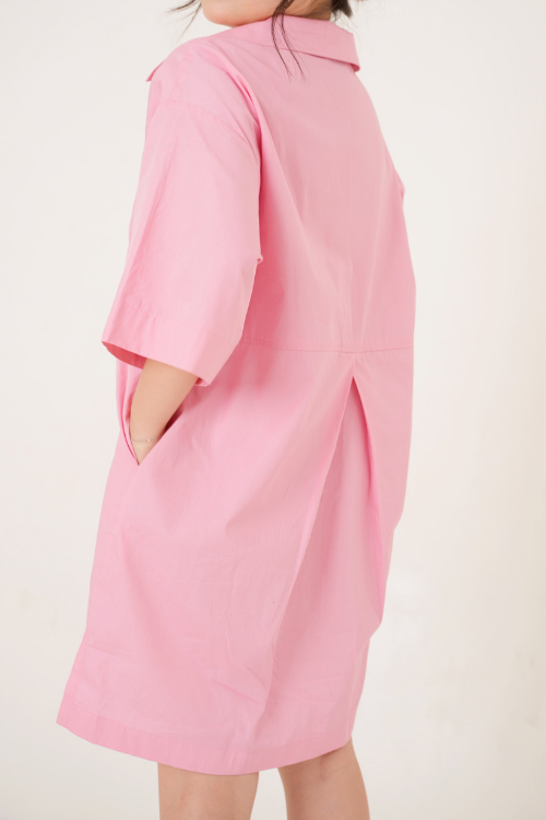 Aoki Shirt Dress Pink Sorbet - VF