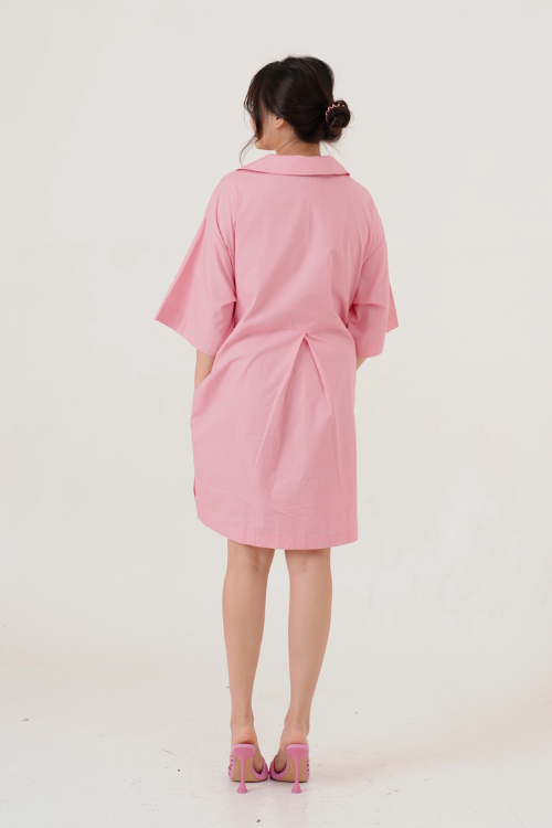 Aoki Shirt Dress Pink Sorbet - VF