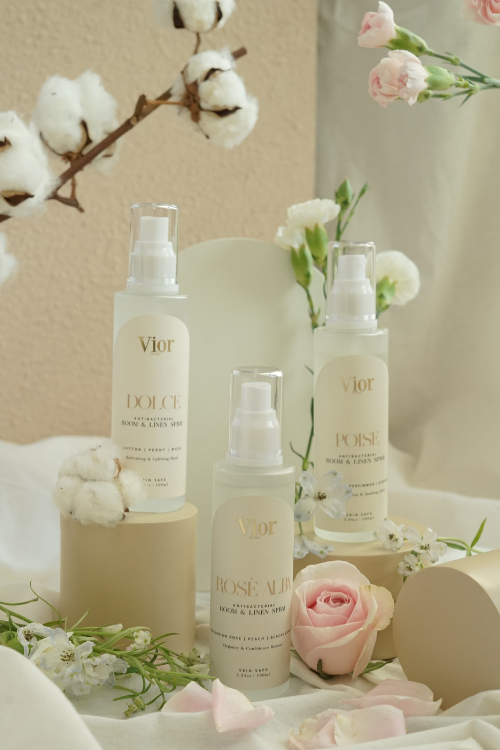 Premium AntiBacterial Room/ Linen Spray (BUNDLE- Rose Alba, Poise, Dolce) - VF