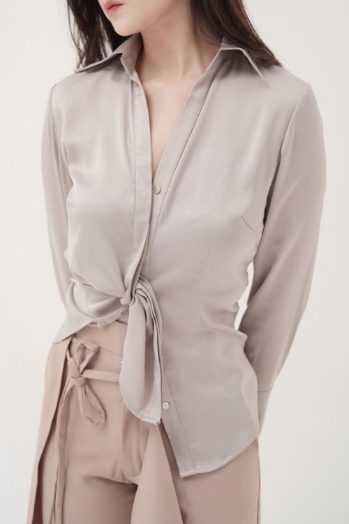 Bian Shirt Taupe - VF
