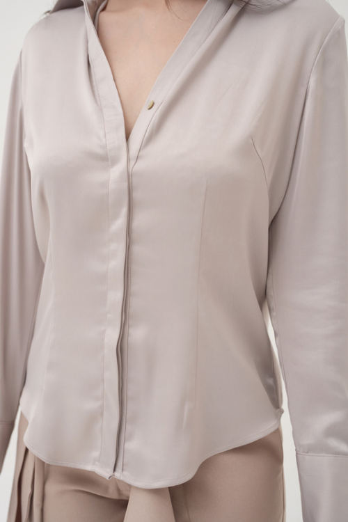 Bian Shirt Taupe - VF