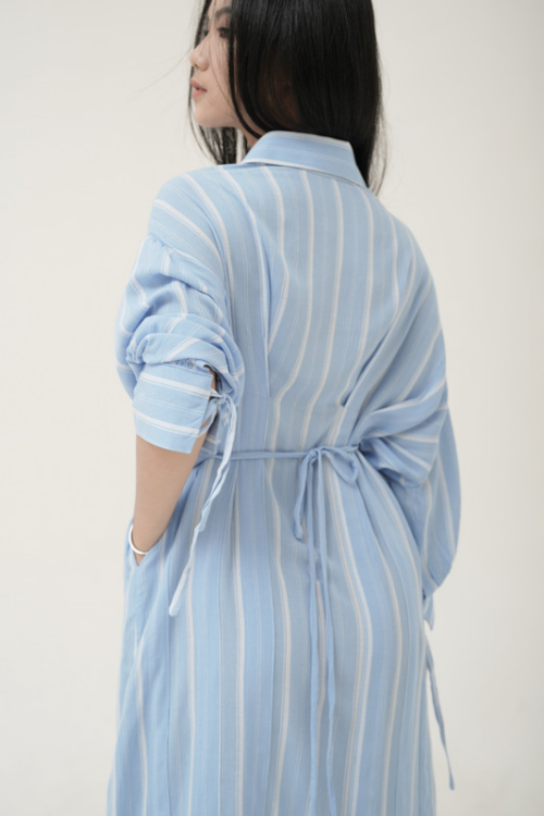 Picca Dress Blue Stripes - VF