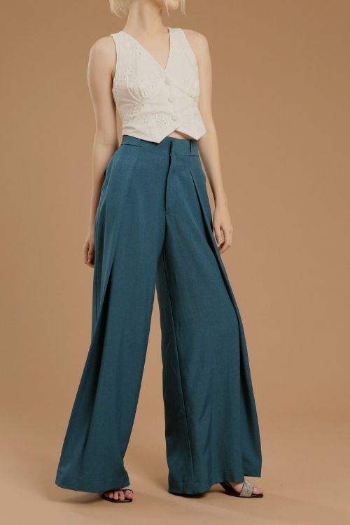 Polene Pants French Blue - VF