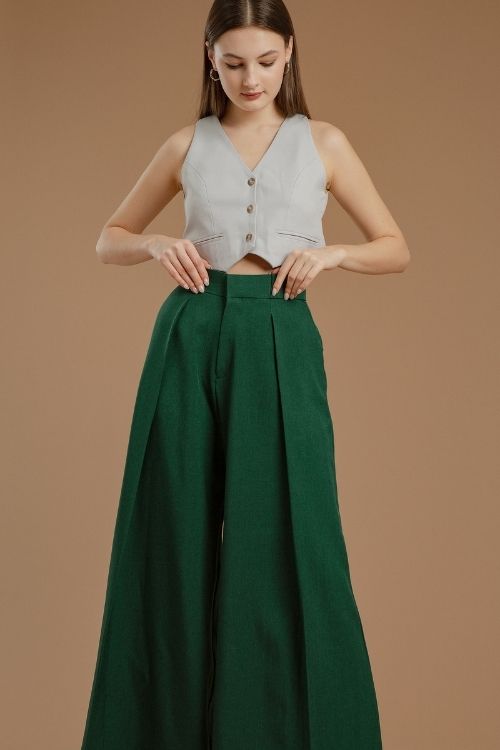 Polene Pants Emerald - VF
