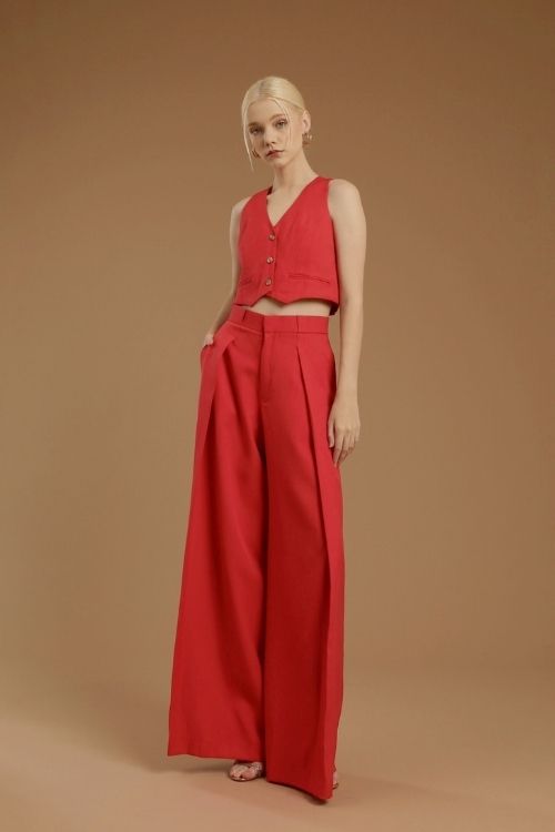 Polene Pants Rouge - VF