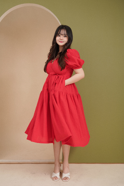 Emily Dress Rouge - VF
