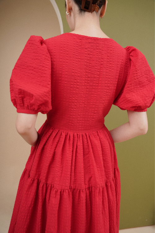 Emily Dress Rouge - VF