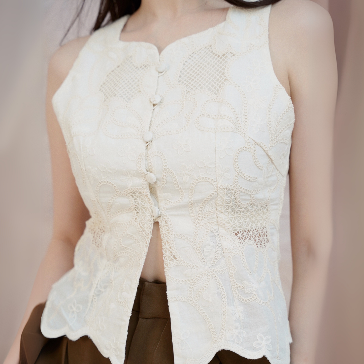 Liz Top Creme - VF