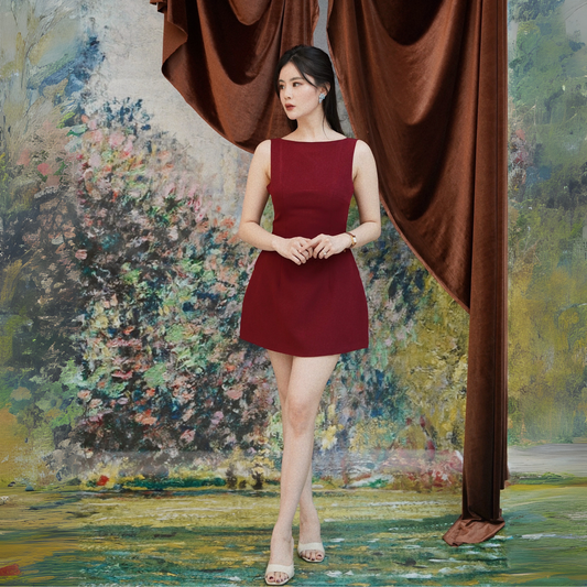 Hillary Dress Cherry - VF