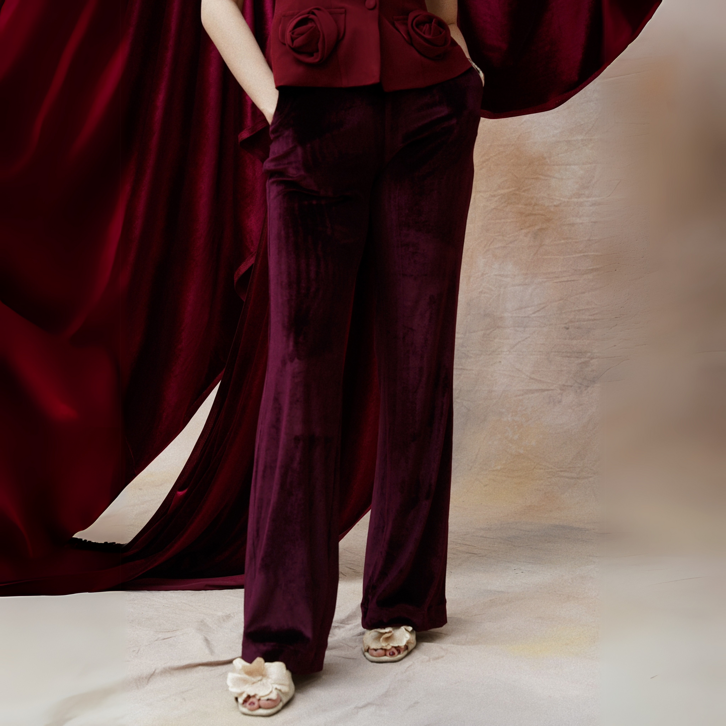 Annoire Pants Burgundy - VF