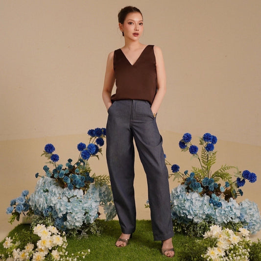 Roxanne Barrel Pants Denim Blue - VF