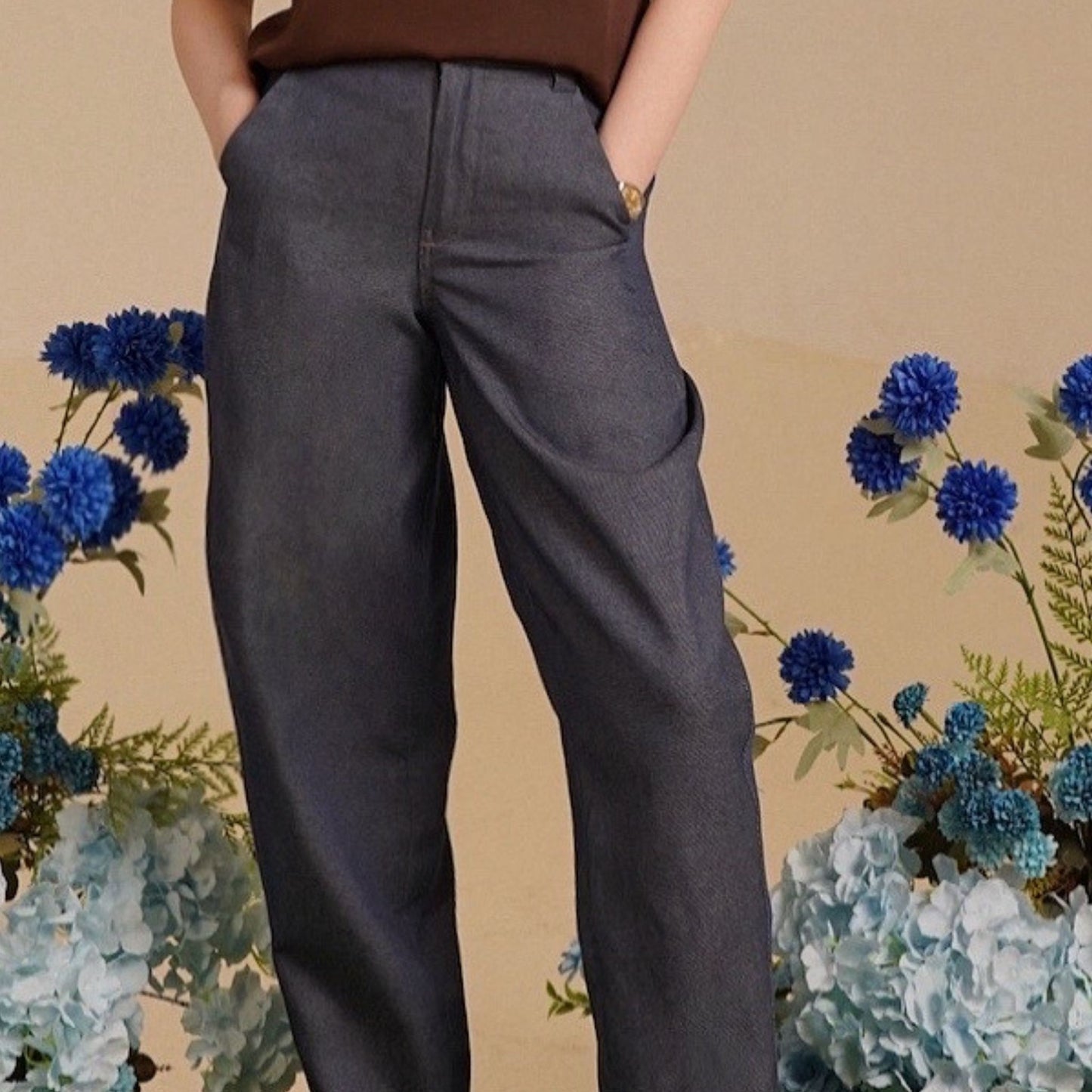 Roxanne Barrel Pants Denim Blue - VF