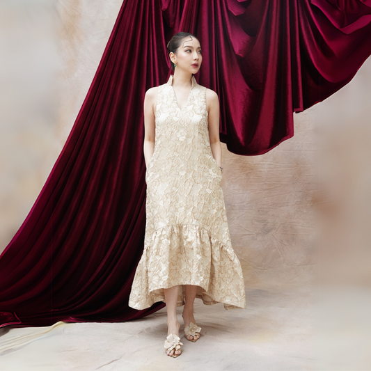 Rui Dress Champagne Gold  - VF