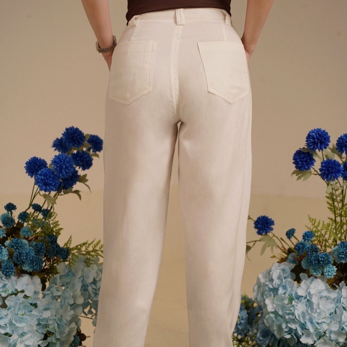 Roxanne Barrel Pants White - VF