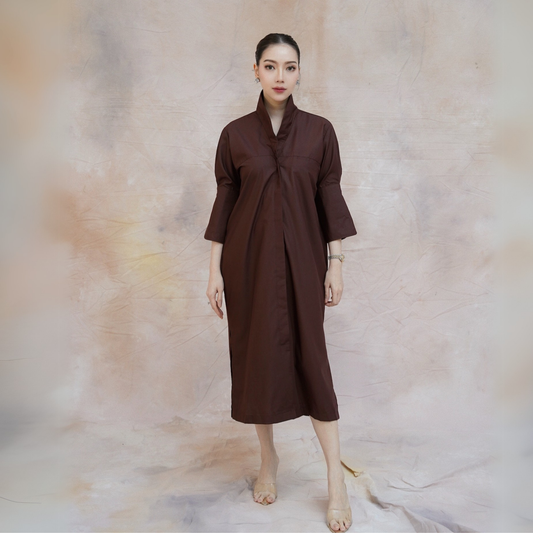 Sada Midi Dress Espresso - VF