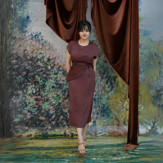 Solane Dress Burgundy - VF