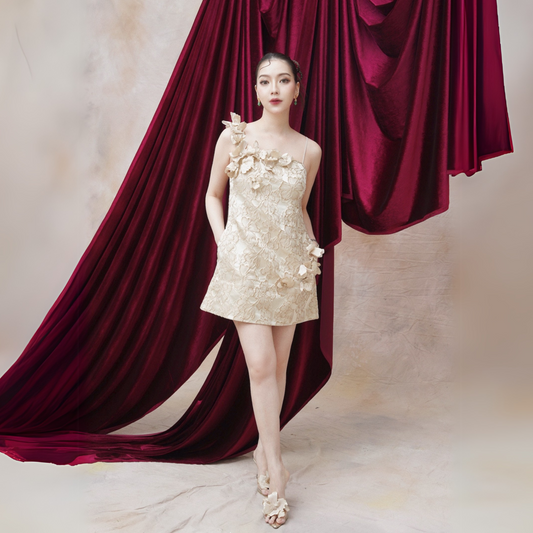 Loulou Dress Gold - VF