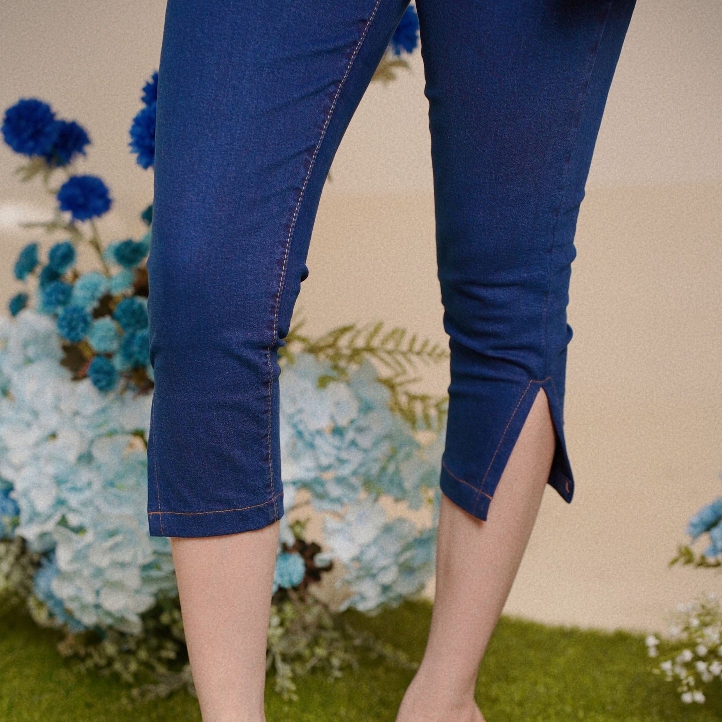 Dunn Capri Pants Denim - VF