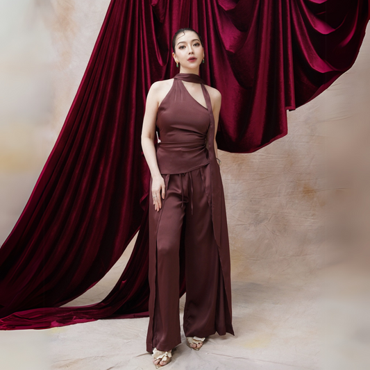 Soora Pants Burgundy - VF