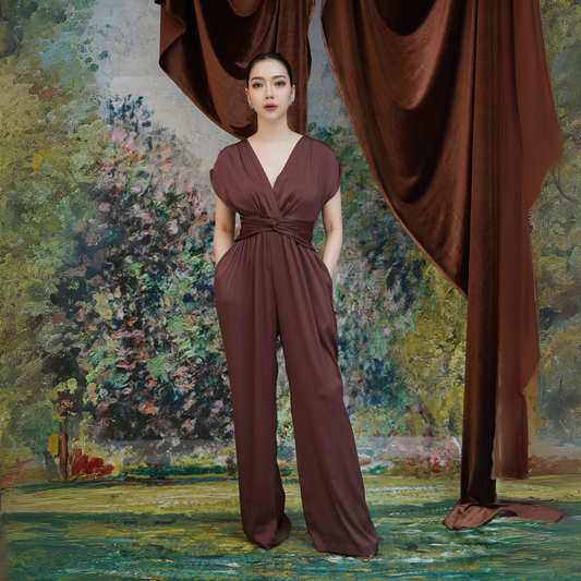 Tokyo Jumpsuit Burgundy - VF