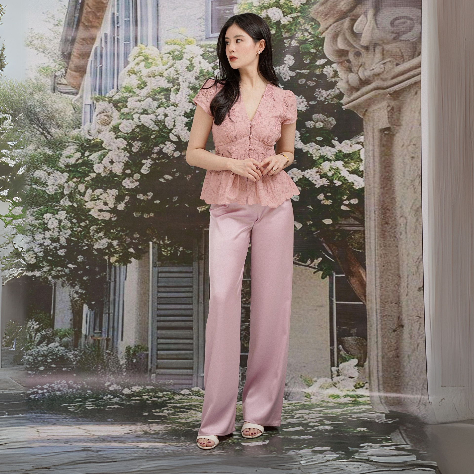 【HI FI FNK】(W) Flow Satin Skirt Pants Amazon.com: Ffnkrnfi High Waist Long Satin Midi Skirt for