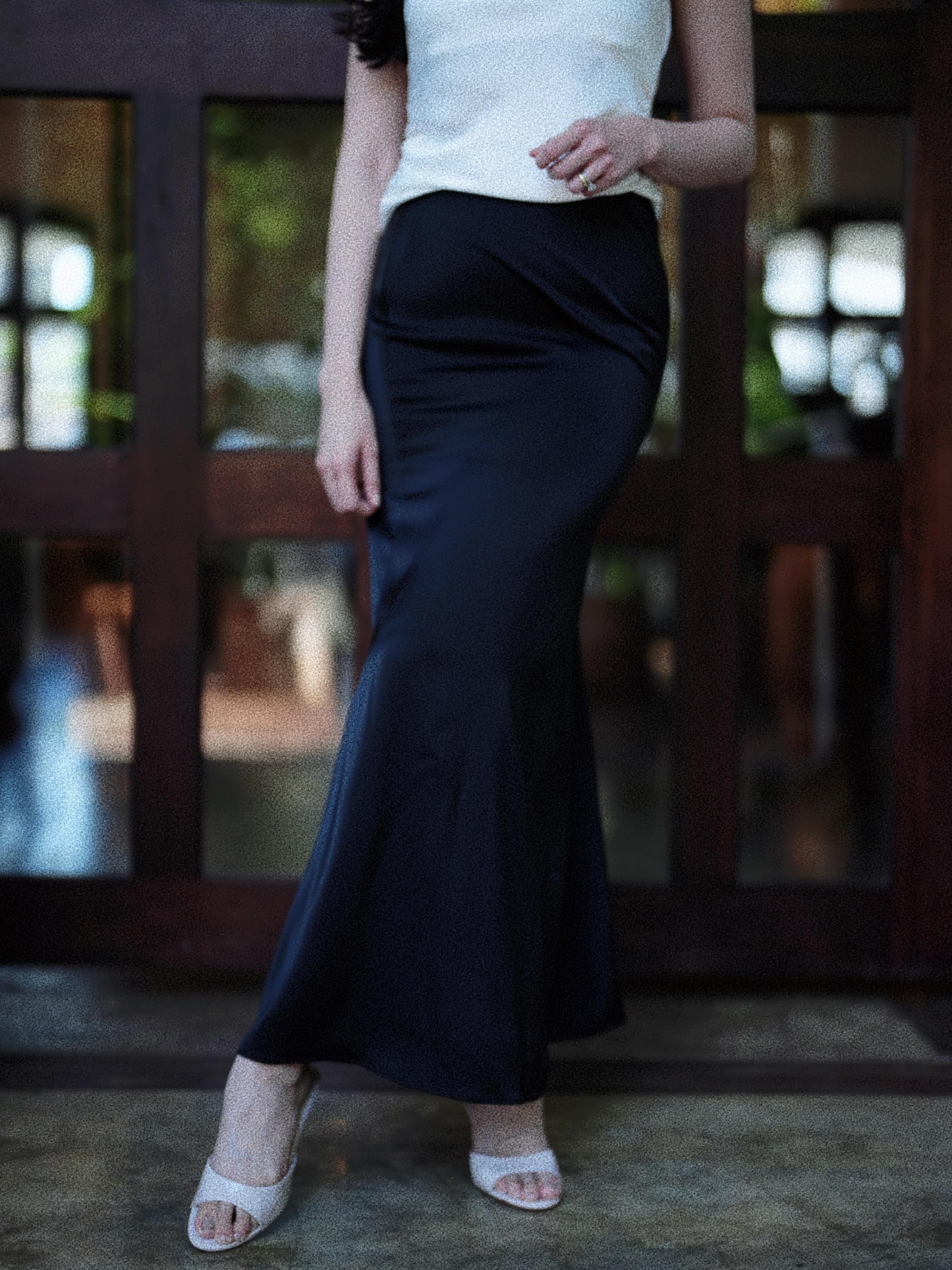 Pavia Maxi Skirt Black - VF