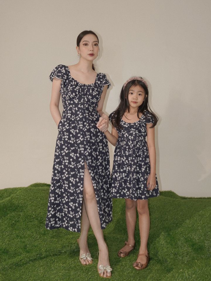 Pascal Dress Flare Navy Bundle - VF (PO 12-19 Juli)