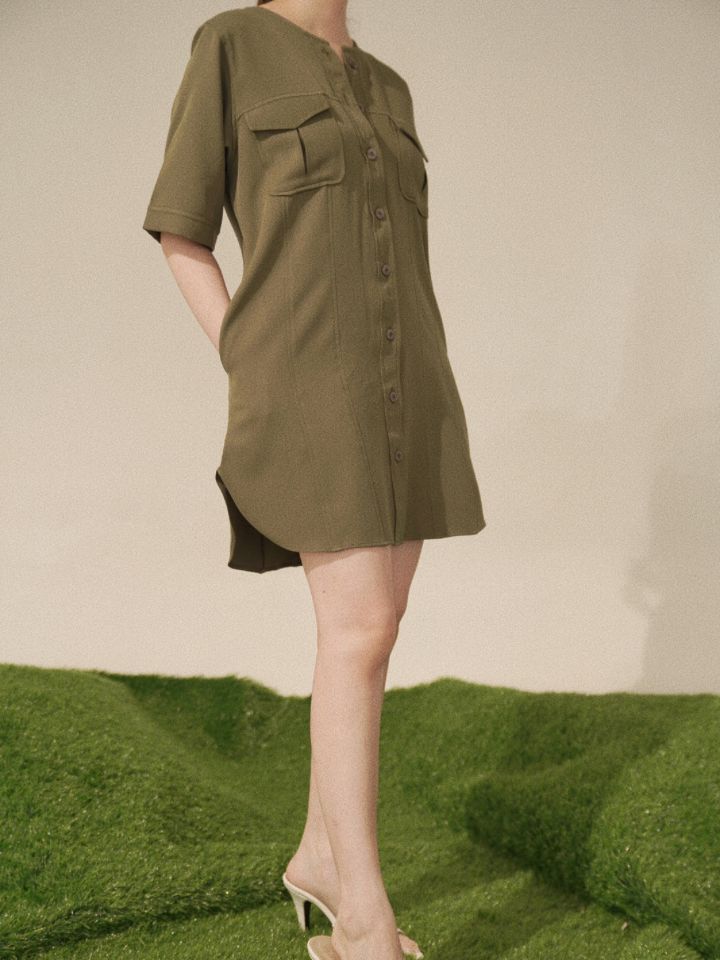 Lyoja Dress Olive - VF